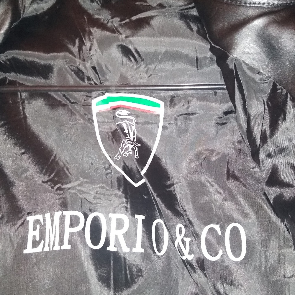 Emporio leather jackets  new with tags never worn